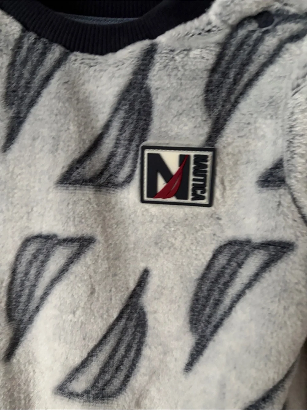 Nautica Gray and Navy Sail Fleece  Set